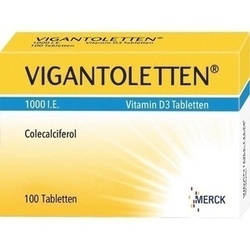 VIGANTOLETTEN 1. 000 I. E. Vitamin D3 Tabletten